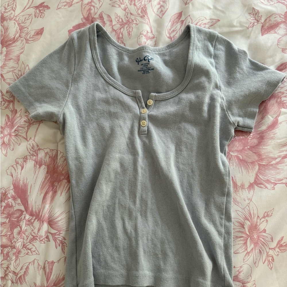 Brandy Melville Light Blue Short Sleeve Tee